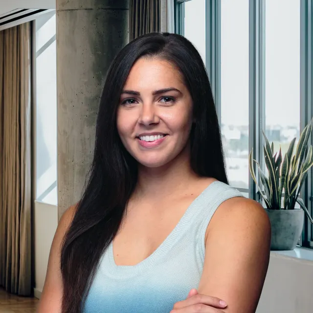 Portrait of Cally Jacque, Art Director at Juris Digital
