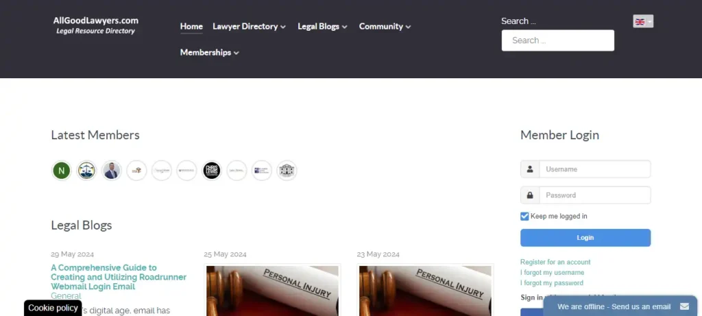 AllGoodLawyers.com-Website-Screenshot