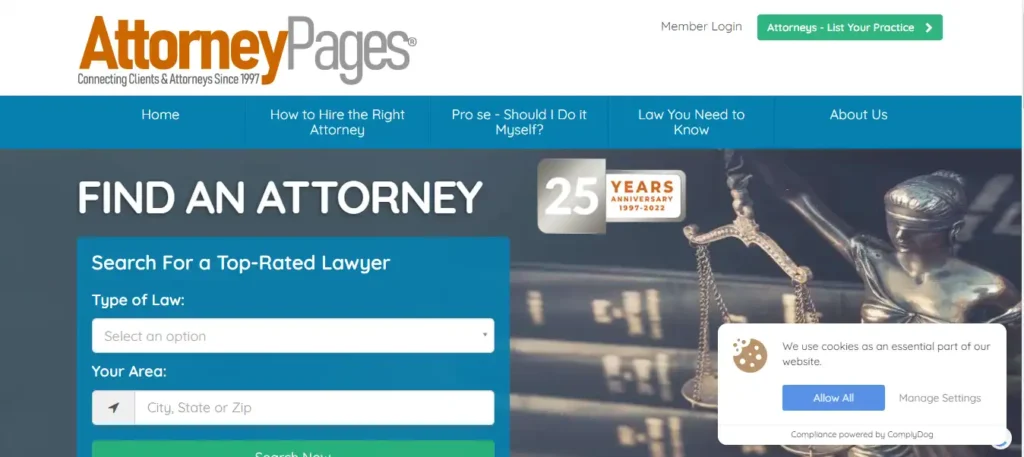 AttorneyPages.com-Website-Screenshot