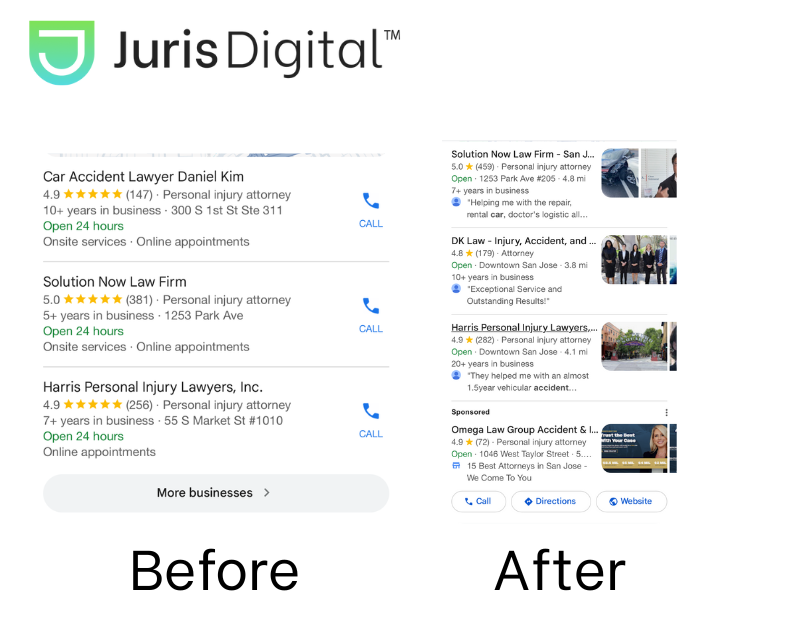 The major changes in the local pack show Google removed call buttons for organic local pack results. 