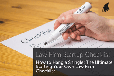 checklist for starting a law firm