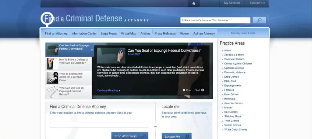 FindCriminalDefense.com-Website-Screenshot