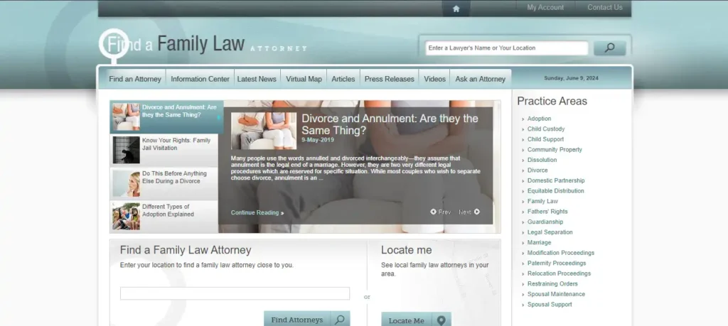 FindaFamilyLaw.com-Website-Screenshot