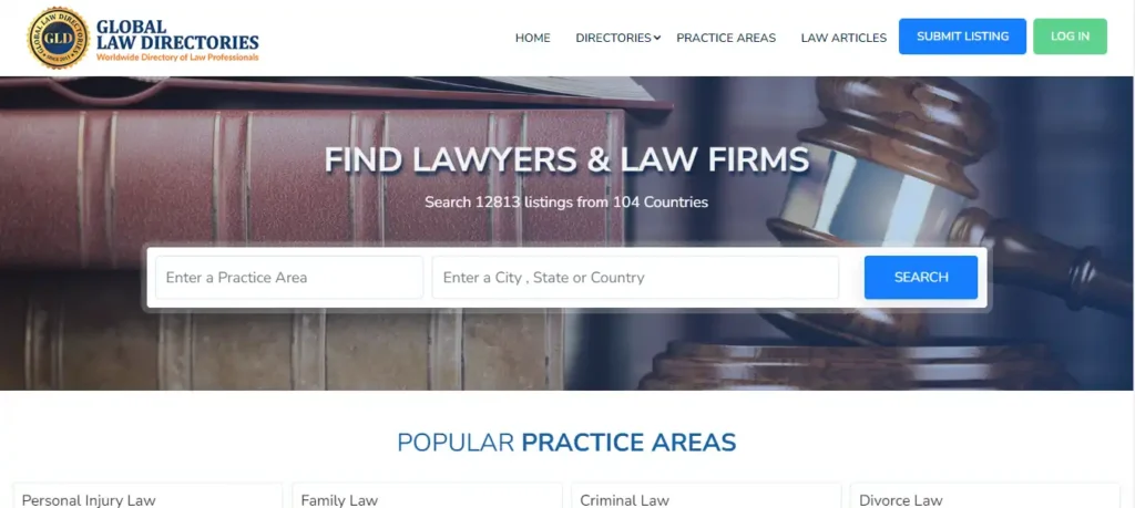 GlobalLawDirectories.com-Website-Screenshot