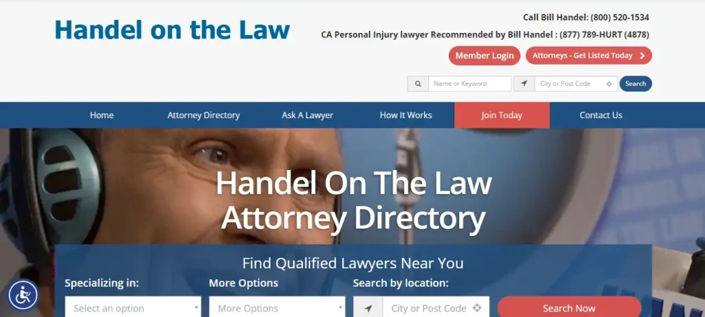 HandelontheLaw.com-Website-Screenshot