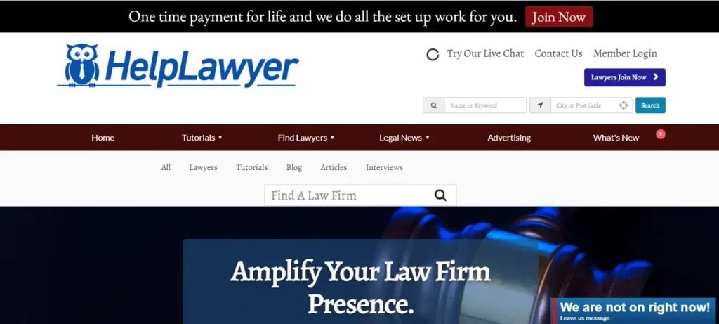 Help-Lawyer.com-Website-Screenshot