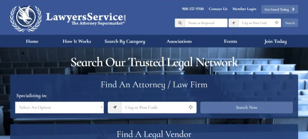 LAwyersService.com-Website-Screenshot