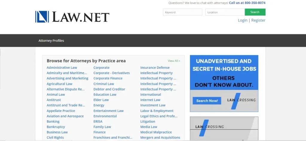 Law.net-Website-Screenshot