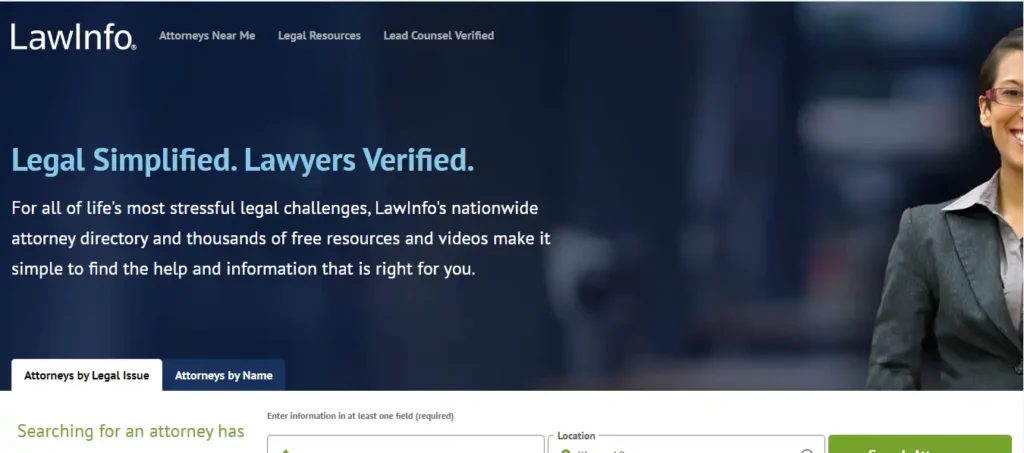 LawInfo.com-Website-Screenshot