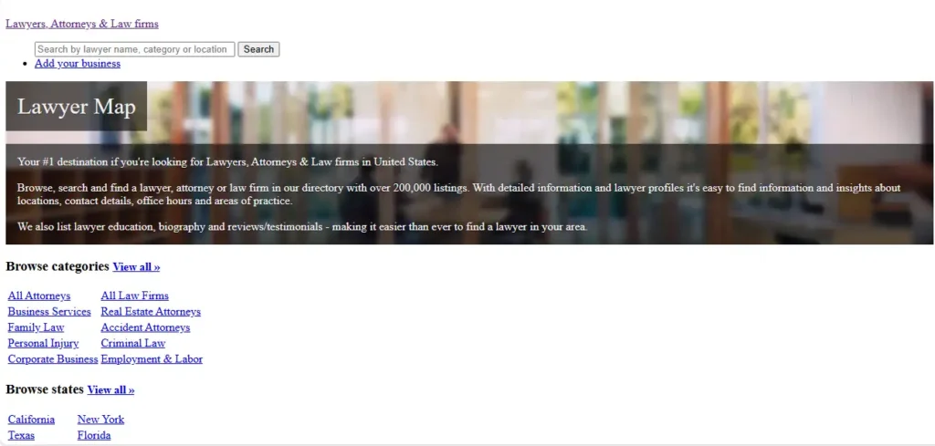 LawyerMap.com-Website-Screenshot