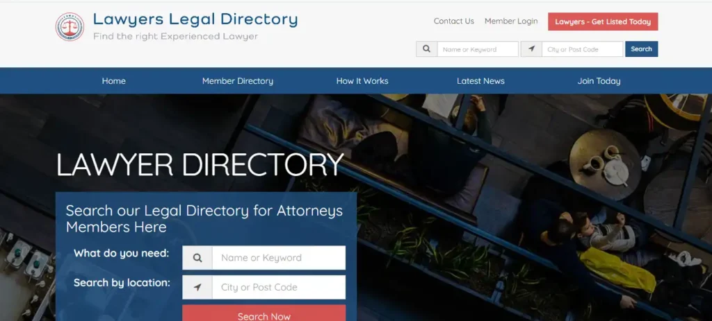 LawyersLegalDirectory.com-Website-Screenshot