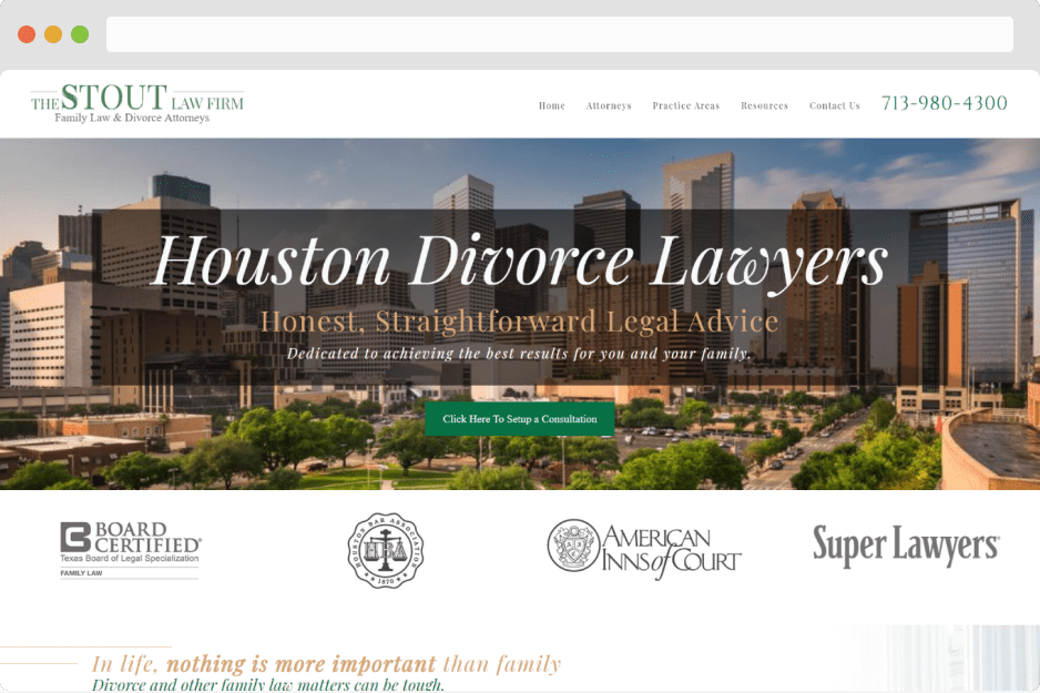 get family law clients with an awesome website