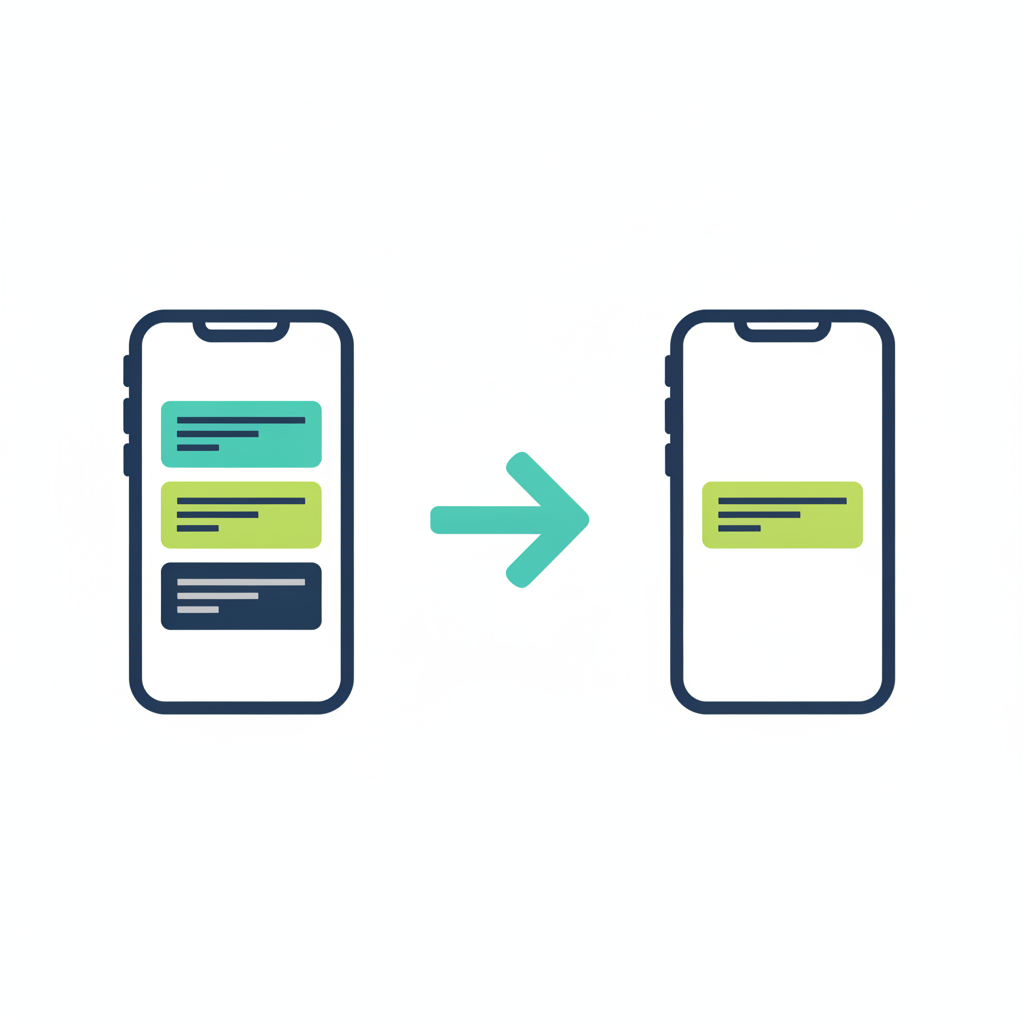 Diagram of a mobile local pack shrinking from three business listings to a single listing, illustrating how Google AI Local Packs reduce visibility