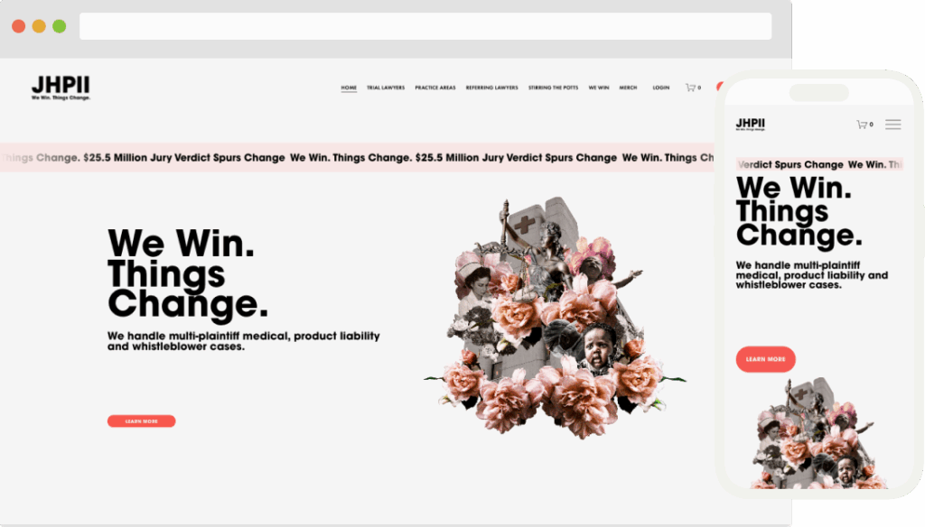 attorney website by Reduced Design