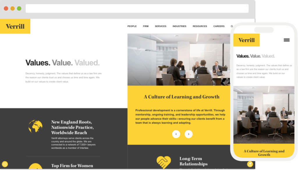 attorney website design by great jakes