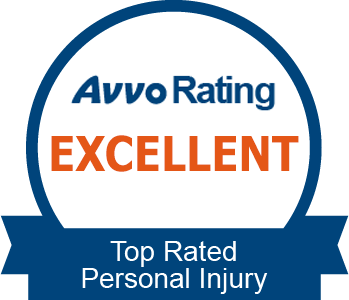 Avvo Top Rated Personal Injury Attorney Badge