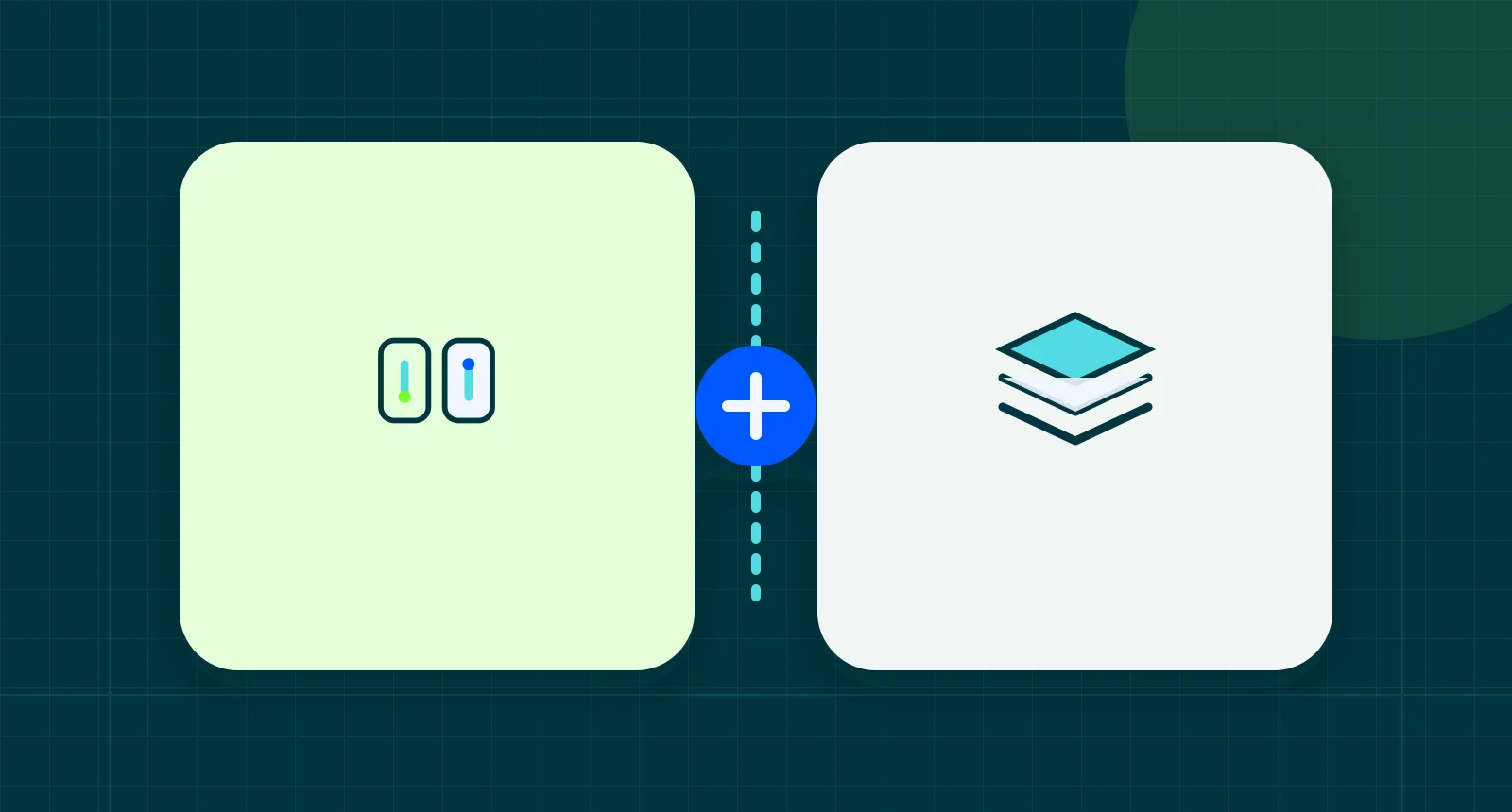 Illustration representing automation vs. orchestration in law firm marketing operations: two approaches compared within one decision frame.