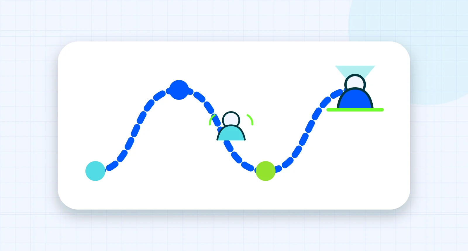 Illustration representing attorney thought leadership: a complete route from foundations to feedback.