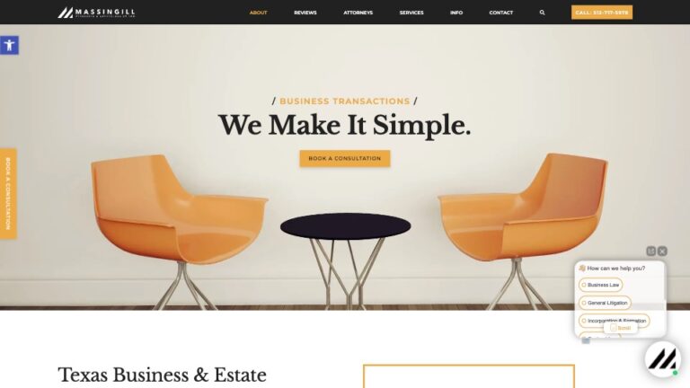 Massingill Law website