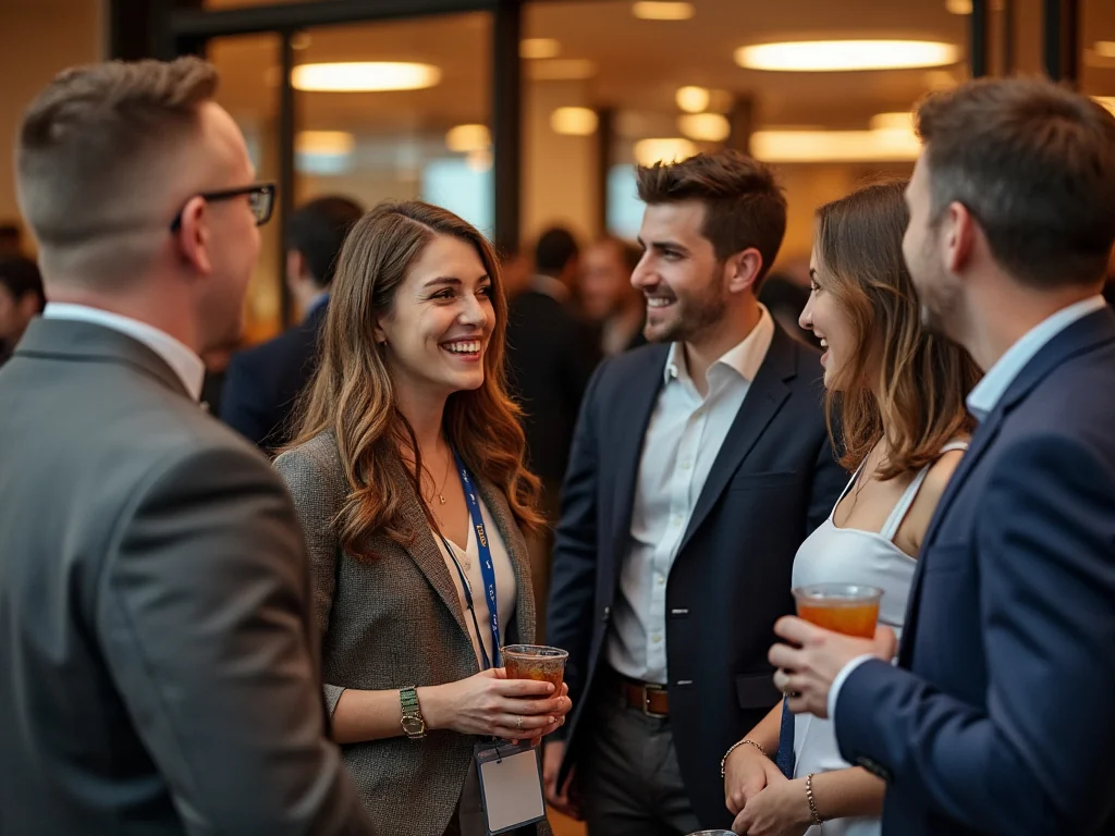 Attorneys at a networking event