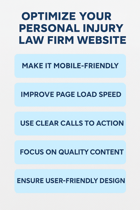 Optimizations for Personal Injury Lawyer Website
