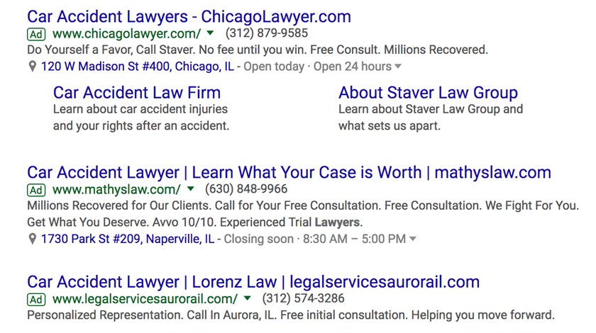 ppc ads law firms